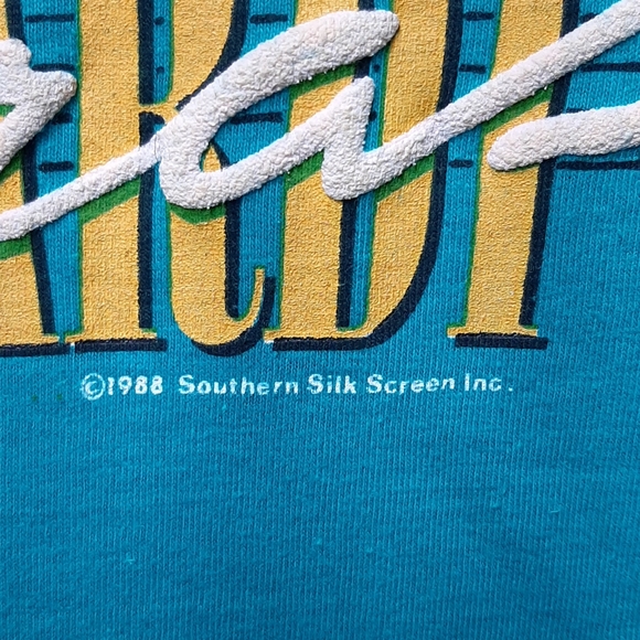 Vintage 1988 New Orleans Mardi Gras Green T-Shirt Men’s Size XL Graphic Print - Picture 8 of 9